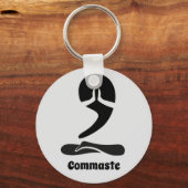 Commaste Button Sleutelhanger (Voorkant)