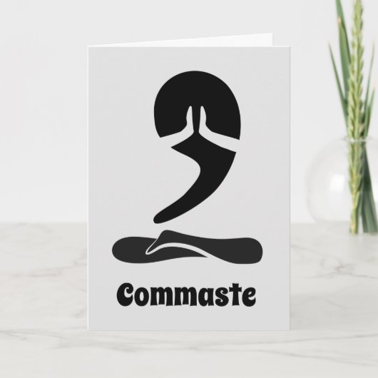 Commaste Kaart (Voorkant)
