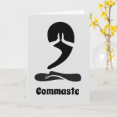 Commaste Kaart (Gele Bloem)
