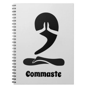 Commaste spiraalfoto-Notitieboek Notitieboek