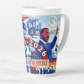 Commemorative 1776-2026 USA Semiquincentennial Latte Mok (Rechterhoek)