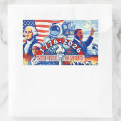 Commemorative 1776-2026 USA Semiquincentennial  Rechthoekige Sticker (Tas)