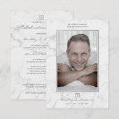 Commemorative Men Funeral Loved One Father (Voorkant / Achterkant)