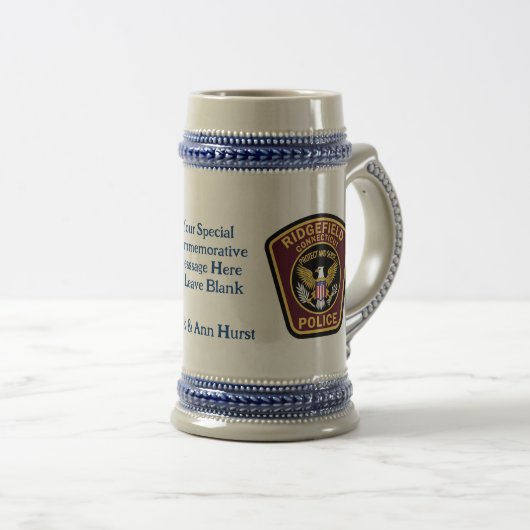 Commemorative Name Date Keepsake Stein Mug Bierpul (Voorkant rechts)