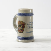 Commemorative Name Date Keepsake Stein Mug Bierpul (Voorkant links)