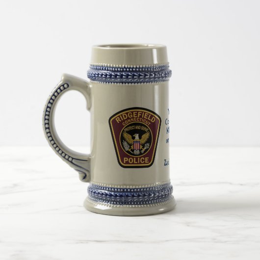 Commemorative Name Date Keepsake Stein Mug Bierpul (Links)