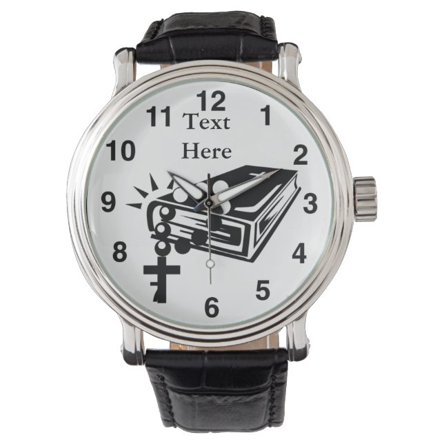 Commemorative ordination watch op maat horloge (Voorkant)