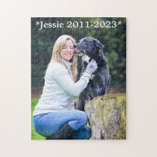 Commemorative Photo Pet Legpuzzel (Verticaal)