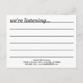 commentaar? briefkaart (Voorkant)