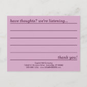 commentaar briefkaart : emo - stijl (Voorkant)