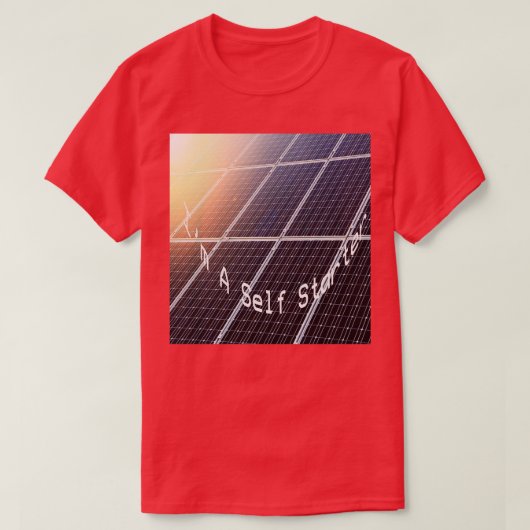 Commentaar op de hernieuwbare-energieleverancier, t-shirt (Design voorkant)