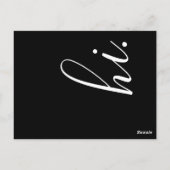 commentaar op mailinglijst briefkaart (Achterkant)