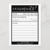 commentaar op mailinglijst briefkaart (Voorkant)