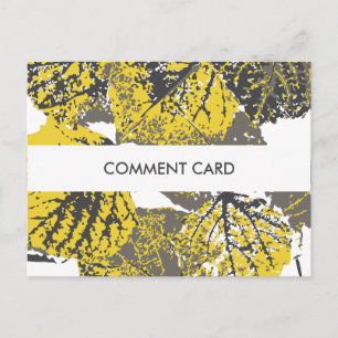 commentaarcard aspen bladeren briefkaart
