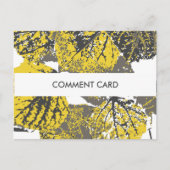 commentaarcard aspen bladeren briefkaart (Voorkant)