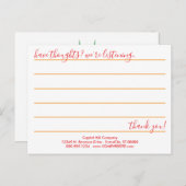 commentaarkaart regenbowBurst Briefkaart (Voorkant / Achterkant)