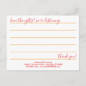 commentaarkaart regenbowBurst Briefkaart (Voorkant)