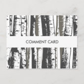 commentaarkaart voor bomen briefkaart (Voorkant)