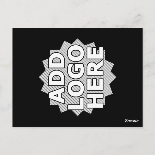 commentaarkaart voor mailinglijsten met logo briefkaart (Achterkant)