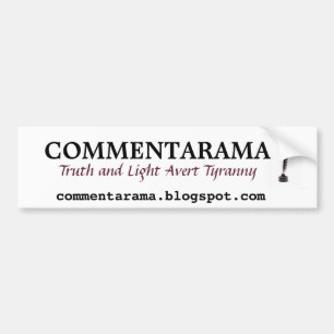 Commentarama Bumpersticker