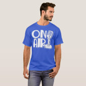 Commentator Microfoon Podcasting Radio Musicus T-shirt (Voorkant volledig)