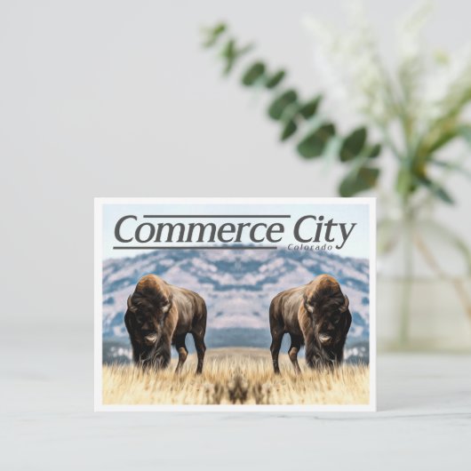 COMMERCE STAD COLORADO BRIEFKAART (Staand voorkant)