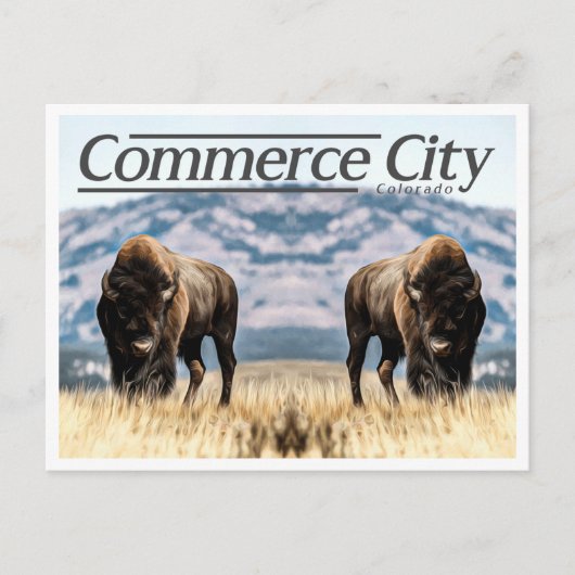 COMMERCE STAD COLORADO BRIEFKAART (Voorkant)