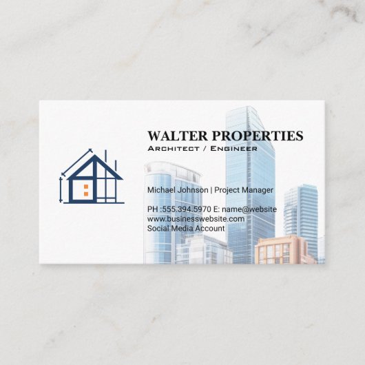 Commercial Buildings | Construction | Architecture Visitekaartje (Voorkant)