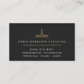 Commercial Cleaning Contractor Visitekaartje (Voorkant)