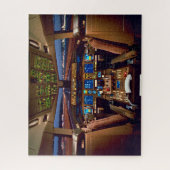 Commercial Jet Cockpit Legpuzzel (Verticaal)