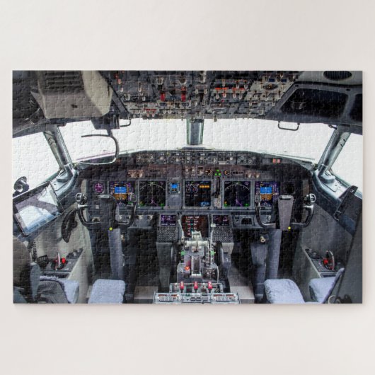 Commercial Jet Cockpit Legpuzzel (Horizontaal)