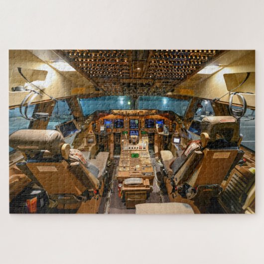 Commercial Jet Cockpit Legpuzzel (Horizontaal)