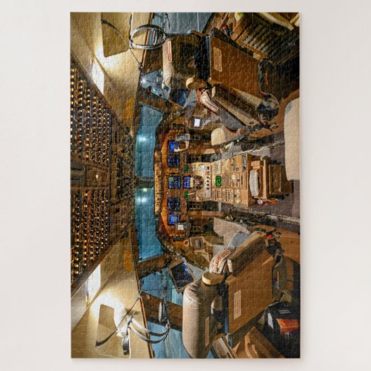 Commercial Jet Cockpit Legpuzzel (Verticaal)