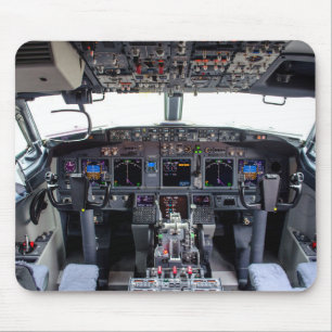 Commercial Jet Cockpit Muismat