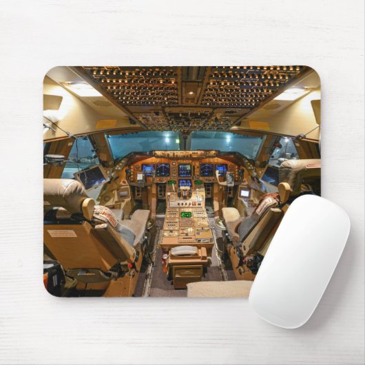 Commercial Jet Cockpit Muismat (Met muis)
