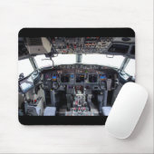 Commercial Jet Cockpit Muismat (Met muis)