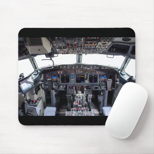 Commercial Jet Cockpit Muismat (Met muis)