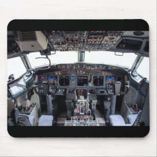 Commercial Jet Cockpit Muismat