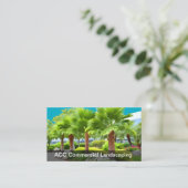 Commercial Office Landscaping Business Cards Visitekaartje (Staand voorkant)
