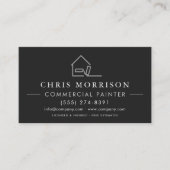 Commercial Painting QR Code Professional Visitekaartje (Voorkant)