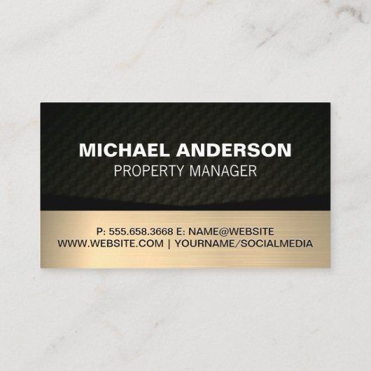 Commercial Properties and Residential Visitekaartje (Achterkant)