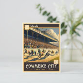 Commercie Stad, Colorado |  BRIEFKAART (Staand voorkant)