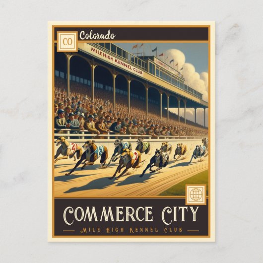 Commercie Stad, Colorado |  BRIEFKAART (Voorkant)