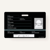 Commercieel Badge (Achterkant)