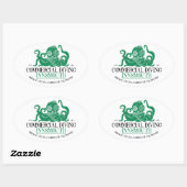 Commercieel Duiken Innsmouth Ovale Sticker (Vel)