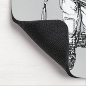 Commercieel duiktuig Mousepad Muismat (Hoek)