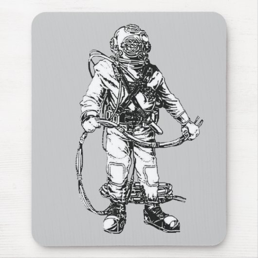 Commercieel duiktuig Mousepad Muismat (Voorkant)