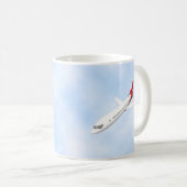 Commercieel Jet-vliegtuig: 3D-model: Koffiemok (Voorkant rechts)