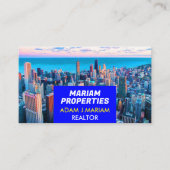 Commercieel onroerend goed QR bezoeken (makelaar) Visitekaartje (Voorkant)