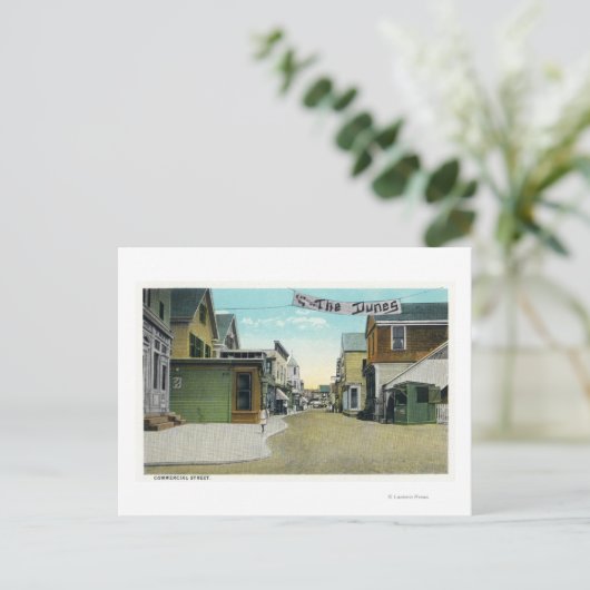 Commercieel Uitzicht Briefkaart (Staand voorkant)